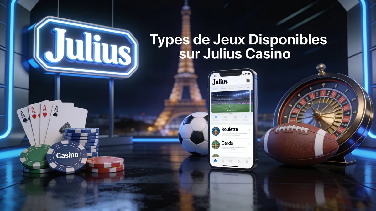 Types de Jeux Disponibles sur Julius Casino : guide julius casino pour les joueurs en France